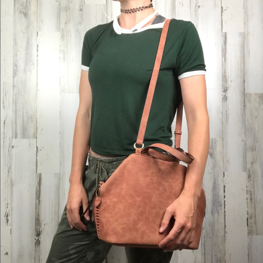 Free People Cross Body & Handbag Blush Color